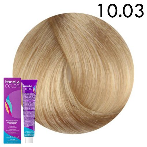 Fanola Color hajfesték 10.03 meleg platinaszőke 100 ml