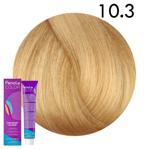 Fanola Color hajfesték 10.3 arany platinaszőke 100 ml