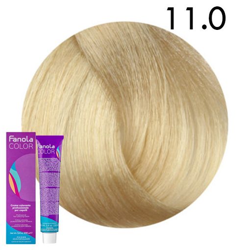 Fanola Color hajfesték 11.0 világos platinaszőke 100 ml