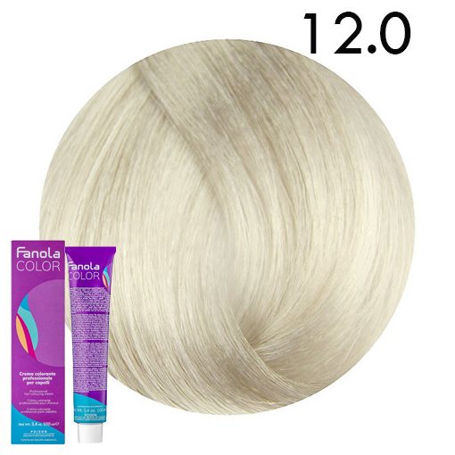Fanola Color hajfesték 12.0 exrta világos platinaszőke 100 ml