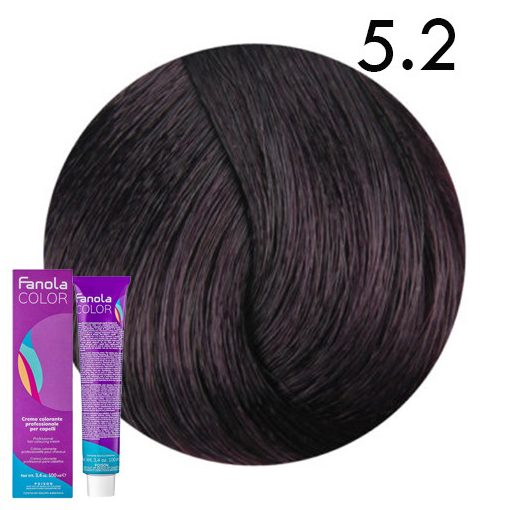 Fanola Color hajfesték 5.2 viola világosbarna 100 ml