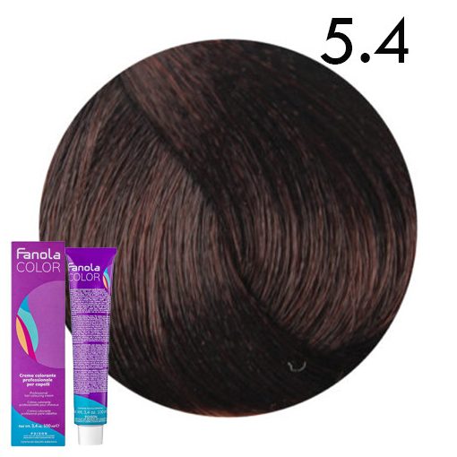 Fanola Color hajfesték 5.4 rezes világosbarna 100 ml