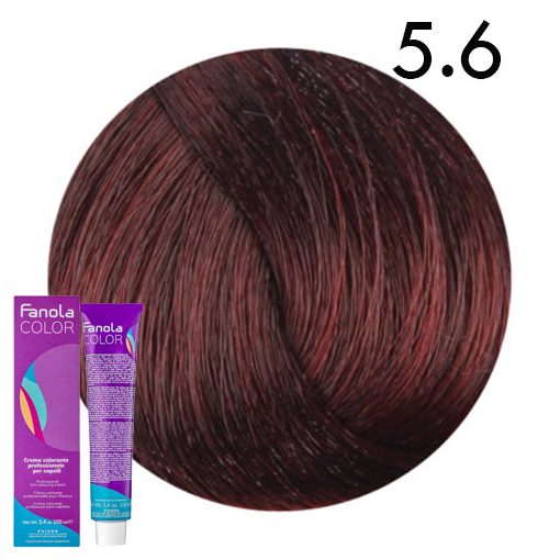 Fanola Color hajfesték 5.6 vörös világosbarna 100 ml