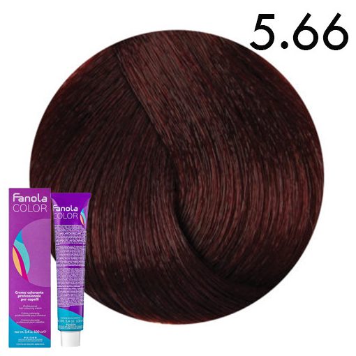 Fanola Color hajfesték 5.66 intenzív vörös világosbarna 100 ml
