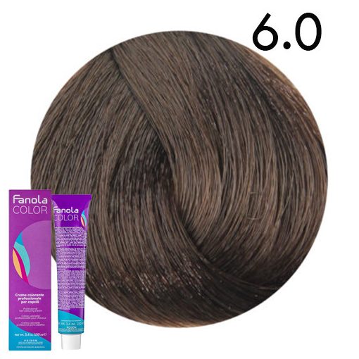 Fanola Color hajfesték 6.0 sötétszőke 100 ml