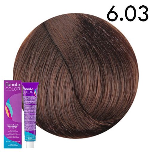 Fanola Color hajfesték 6.03 meleg sötétszőke 100 ml