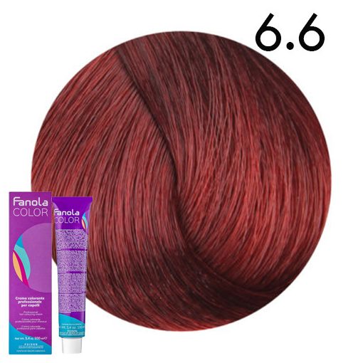 Fanola Color hajfesték 6.6 vörös sötétszőke 100 ml 