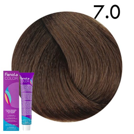 Fanola Color hajfesték 7.0 szőke 100 ml 