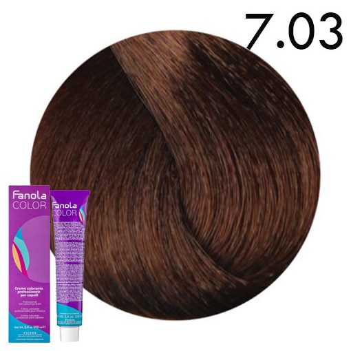 Fanola Color hajfesték 7.03 meleg szőke 100 ml