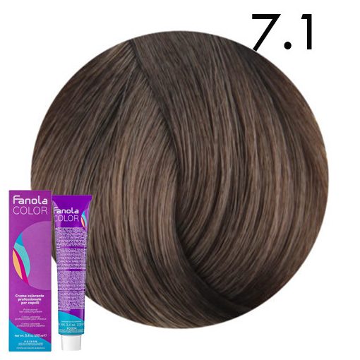 Fanola Color hajfesték 7.1 hamvasszőke 100 ml