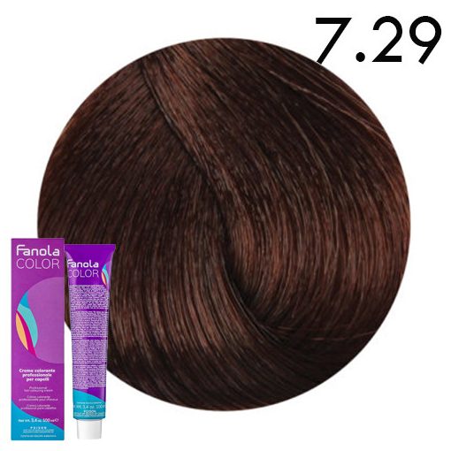 Fanola Color hajfesték 7.29 gianduja csokoládészőke 100 ml