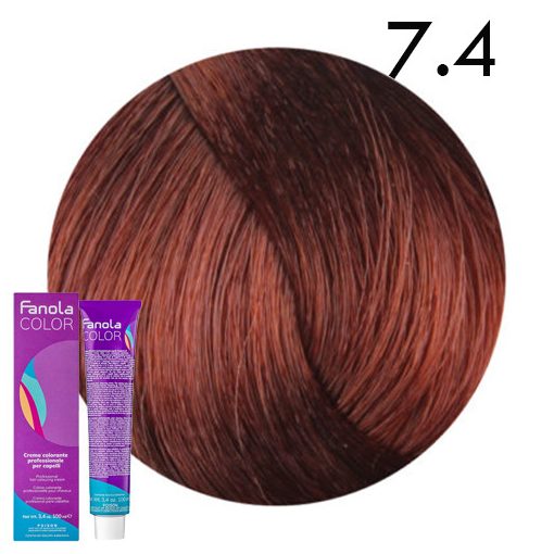 Fanola Color hajfesték 7.4 rézszőke 100 ml