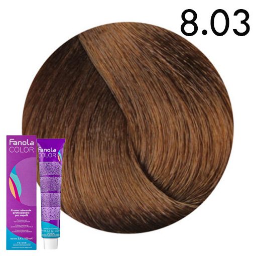 Fanola Color hajfesték 8.03 arany világosszőke 100 ml