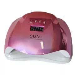Műkörmös Led UV lámpa Sun S16 168W pink