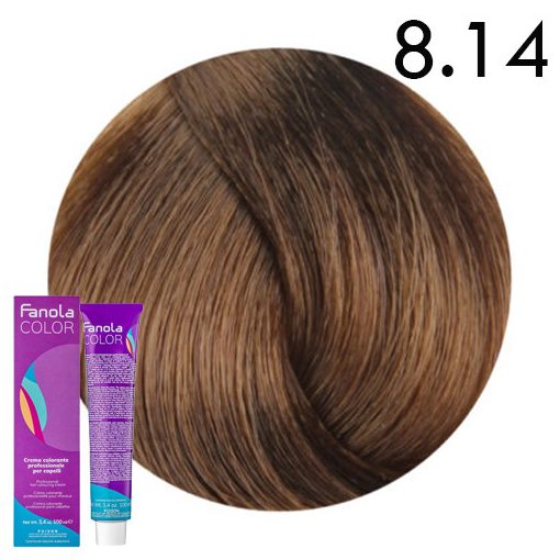 Fanola Color hajfesték 8.14 kakaó világosszőke 100 ml