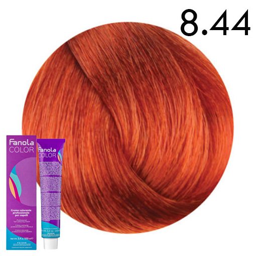 Fanola Color hajfesték 8.44 intenzív réz világosszőke 100 ml