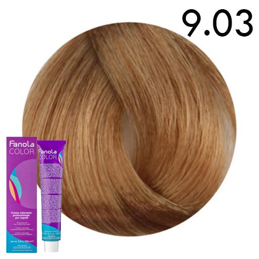 Fanola Color hajfesték 9.03 meleg  nagyon világosszőke 100 ml