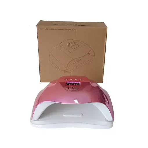 Műkörmös Led UV lámpa Sun S16 168W pink