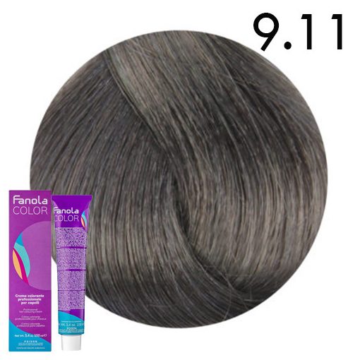 Fanola Color hajfesték 9.11 intenzív hamvas  nagyon világosszőke 100 ml