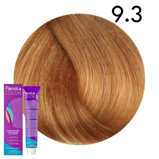 Fanola Color hajfesték 9.3 arany  nagyon világosszőke 100 ml