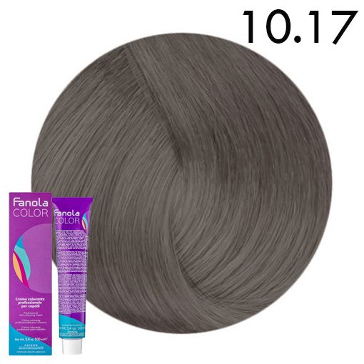 Fanola Color hajfesték 10.17 hamvas barnás platinaszőke 100 ml