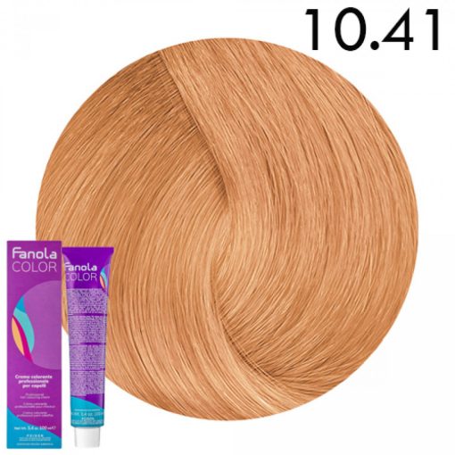 Fanola Color hajfesték 10.41 rezes hamvas platinaszőke 100 ml