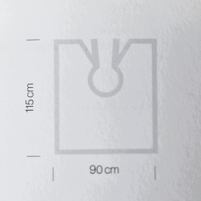 Festőfólia eldobható nylon 30db/csom 115x90
