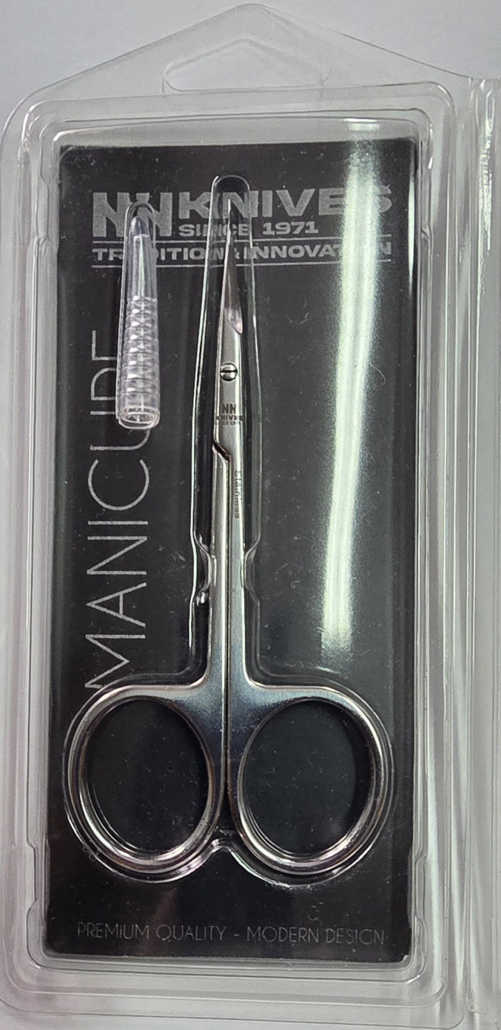 Manikűr bőrvágó olló NN Knives Senso WH 1158