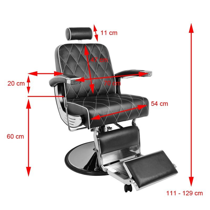 Barber Szék IMPERIAL Fekete