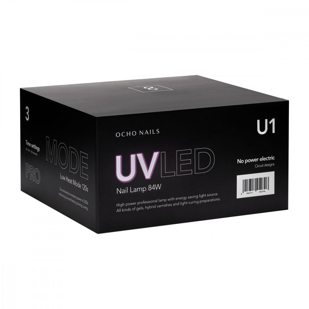 Műkörmös UV LED lámpa OCHO NAILS 8 FEHÉR 84W