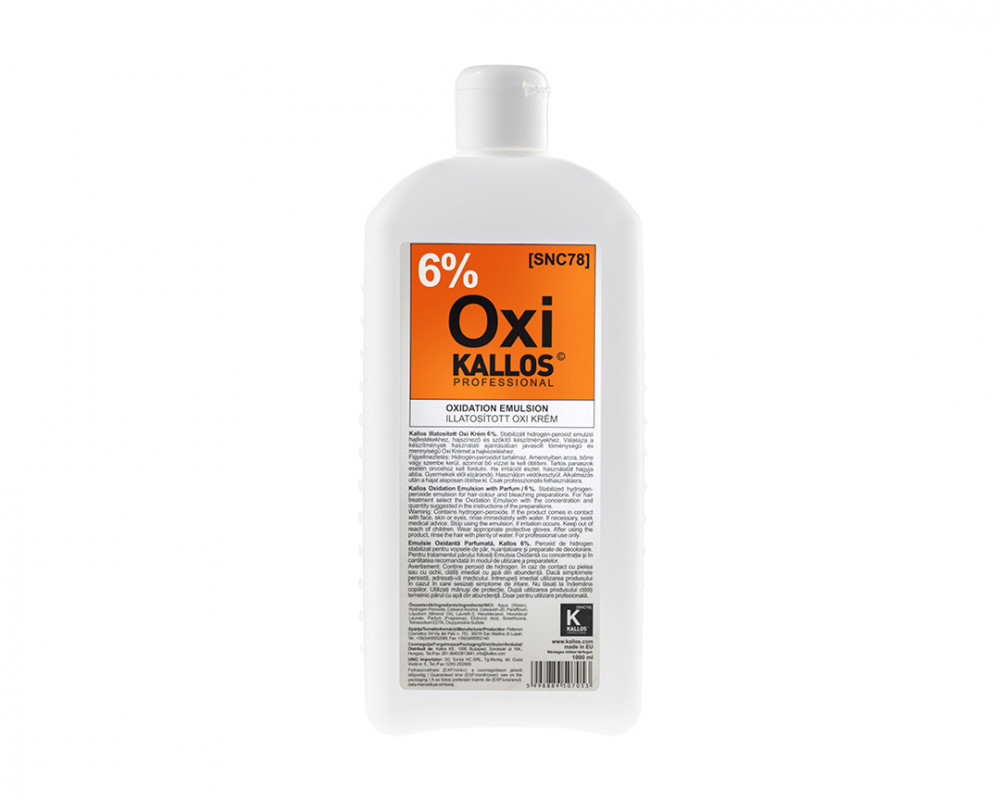 Kallos Illatosított Oxi Krém 6% 1000 ml