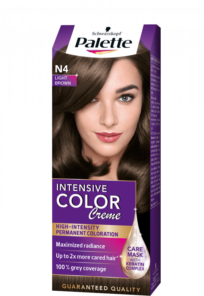Palette hajfesték N4 Világosbarna