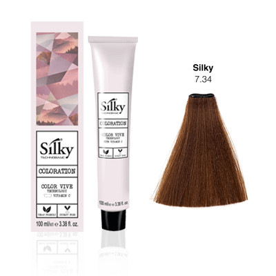 Silky Color 7.34 krémhajfesték 100 ml