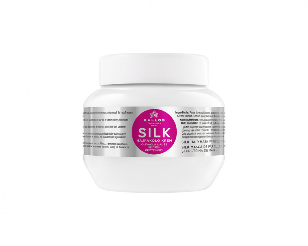 Kallos KJMN Hajpakolás Silk 275 ml