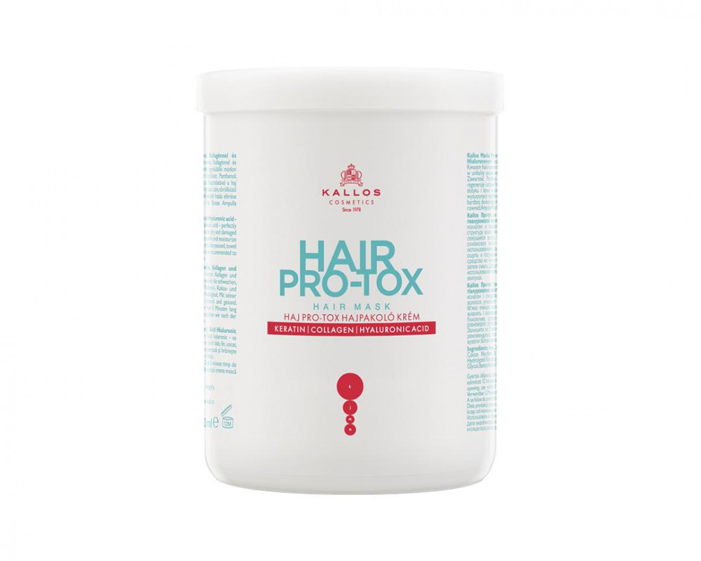 Kallos KJMN hajpakolás Haj Pro-tox krém 1000ml