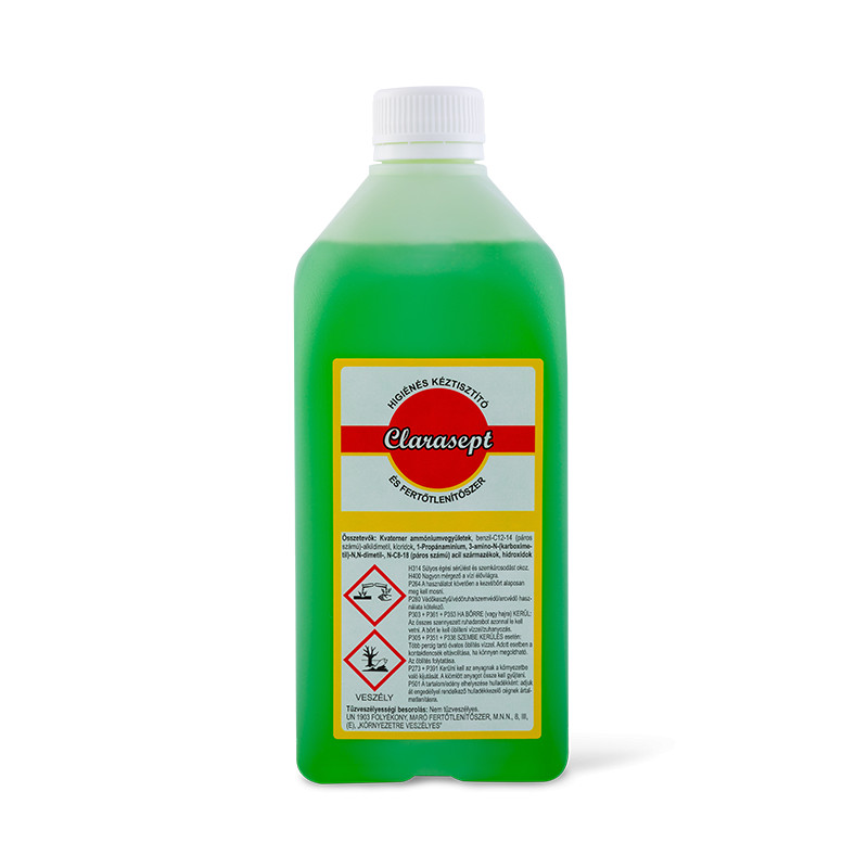 Clarasept higiéniás kéztisztító és fertőtlenítőszer 1liter Clarasept higiéniás kéztisztító és fertőtlenítőszer 1liter