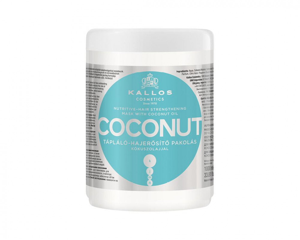 Kallos KJMN hajpakolás Coconut 1000ml