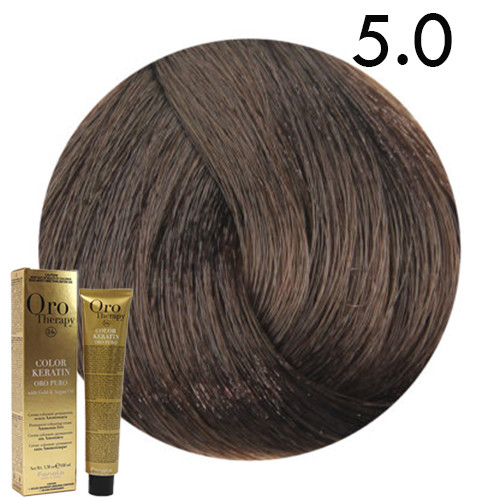 Fanola ORO Therapy Ammoniamentes hajfesték 5.0 100 ml