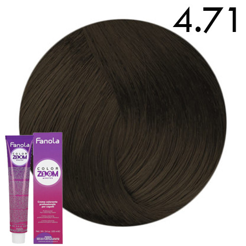 Fanola Color Zoom 10 perces hajfesték 4.71 100 ml