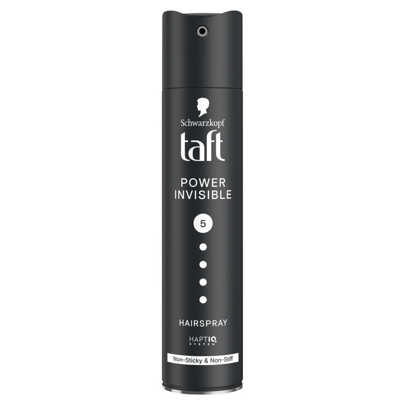 Taft hajlakk fekete POWER INVISIBLE -5- strong 250ml
