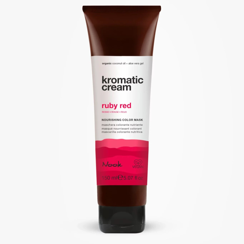 Nook kromatic cream Ruby Red Ápoló Színező Maszk 150ml