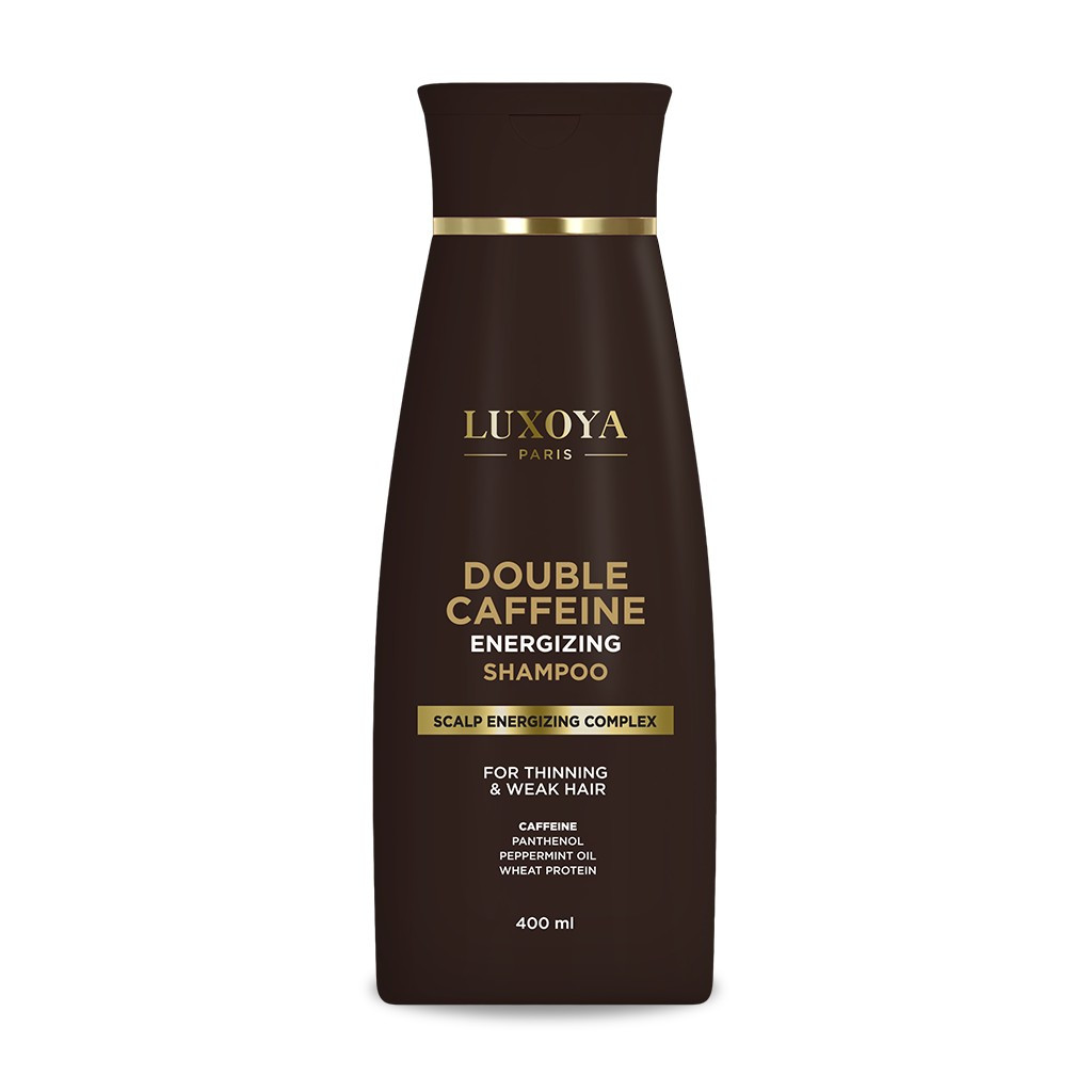 LUXOYA KDUPLA KOFFEINES ENERGIZÁLÓ HAJNÖVEKEDÉST TÁMOGATÓ SAMPON - RITKULÓ ÉS GYENGE HAJRA - 400 ml