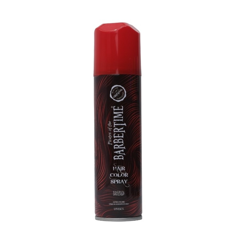 Barbertime Színes Hajlakk Piros150 ml