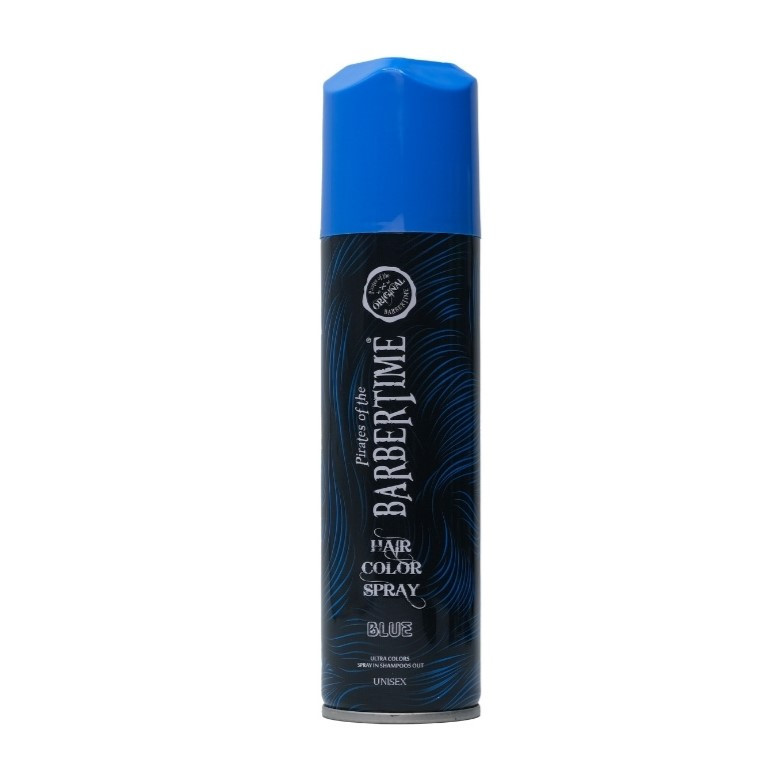 Barbertime Színes Hajlakk Kék 150 ml