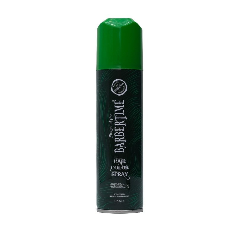 Barbertime Színes Hajlakk Zöld 150 ml